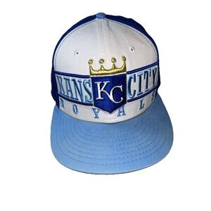 KC Royals New Era Fits Snapback White/Light Blue/ Royal Blue 2 Tone Green Brim